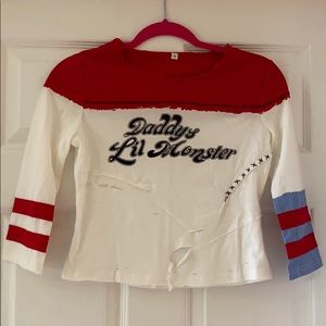 Harley Quinn T-shirt costume